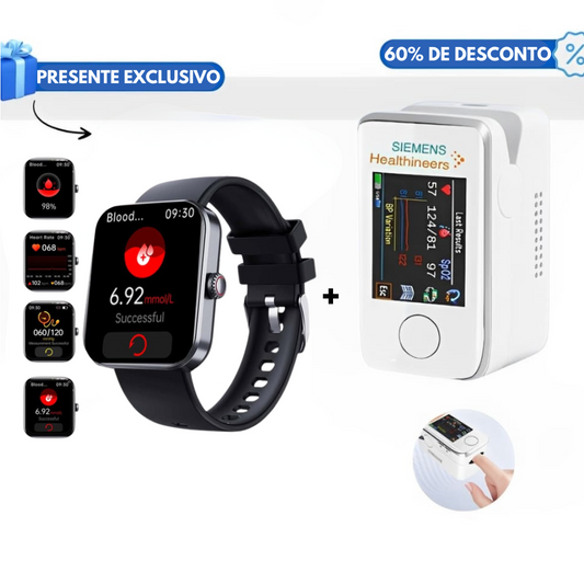 Wielofunkcyjny glukometr + zegarek monitorujący – KUP 1 I OTRZYMAJ DRUGI GRATIS